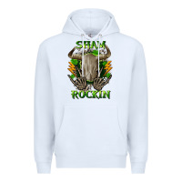 White Sham rockin St. Patrick's Day Premium Hoodie - CowGirlArtShop