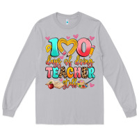 Moon Dust 100 days of doing teacher stuff Long Sleeve Tee - Artiststas