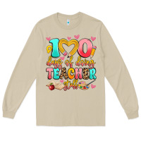 Mushroom 100 days of doing teacher stuff Long Sleeve Tee - Artiststas