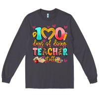 Smoke 100 days of doing teacher stuff Long Sleeve Tee - Artiststas