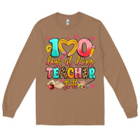 Toasted Coconut 100 days of doing teacher stuff Long Sleeve Tee - Artiststas