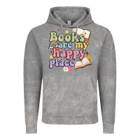 Cloud Rock books are my happy place Vintage Hoodie - MaliasSmallBusiness