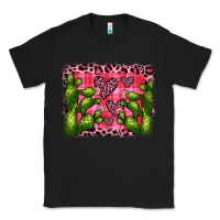 Black valentine's day cactus background Classic Tee - JahusDesignShop