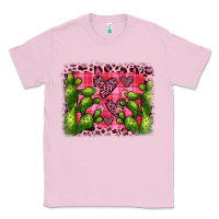 Bubblegum Pink valentine's day cactus background Classic Tee - JahusDesignShop