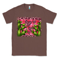Chestnut valentine's day cactus background Classic Tee - JahusDesignShop