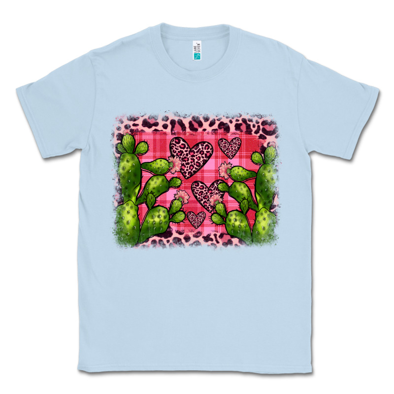 Valentine's Day Cactus Background Classic Tee by JahusDesignShop | Teevron