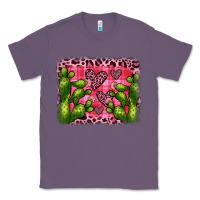 Lavender valentine's day cactus background Classic Tee - JahusDesignShop