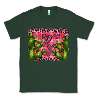 Sports Green valentine's day cactus background Classic Tee - JahusDesignShop