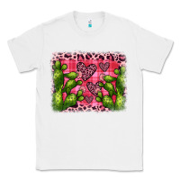 White valentine's day cactus background Classic Tee - JahusDesignShop