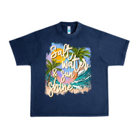 Navy salt water sunshine Urban Heavy Tee - JahusDesignShop