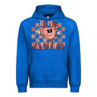 Cobalt Be My Valentines Urban Hoodie - CowhideDigitalArt