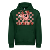 Forest Green Be My Valentines Urban Hoodie - CowhideDigitalArt