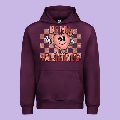Be My Valentines Urban Hoodie Designed By Cowhidedigitalart
