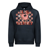 Navy Be My Valentines Urban Hoodie - CowhideDigitalArt