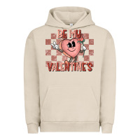 Pigment French Oak Be My Valentines Urban Hoodie - CowhideDigitalArt