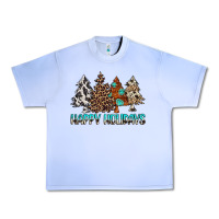 Grape Ice Happy Holidays Trees Urban Heavy Tee - MaliasSmallBusiness