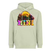 Matcha softball mini Heavyweight Hoodie - OliviaCreatesArt