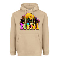 Mushroom softball mini Heavyweight Hoodie - OliviaCreatesArt
