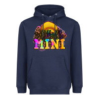 Navy softball mini Heavyweight Hoodie - OliviaCreatesArt