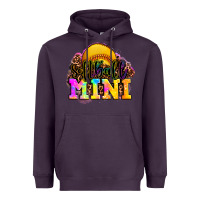 Plum softball mini Heavyweight Hoodie - OliviaCreatesArt