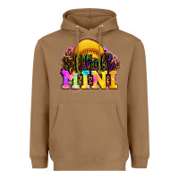Toasted Coconut softball mini Heavyweight Hoodie - OliviaCreatesArt