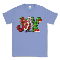 Colony Blue Joy Black Santa Classic Tee - MaliasSmallBusiness