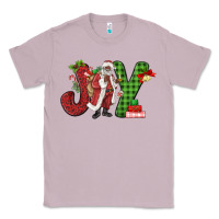 Lilac Joy Black Santa Classic Tee - MaliasSmallBusiness