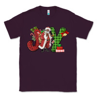 Plum Joy Black Santa Classic Tee - MaliasSmallBusiness