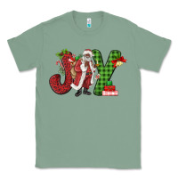 Sage Joy Black Santa Classic Tee - MaliasSmallBusiness