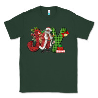 Sports Green Joy Black Santa Classic Tee - MaliasSmallBusiness