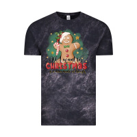 Cloud Black Christmas dough Vintage Tee - MaliasSmallBusiness