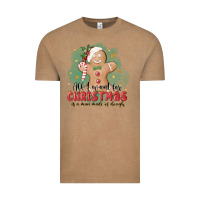 Vintage Coffee Christmas dough Vintage Tee - MaliasSmallBusiness
