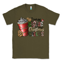 Army Green I Run On Coffee And Christmas Cheers Classic Tee - CowhideDigitalArt