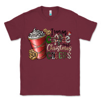 Burgundy I Run On Coffee And Christmas Cheers Classic Tee - CowhideDigitalArt