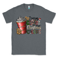 Charcoal Heather I Run On Coffee And Christmas Cheers Classic Tee - CowhideDigitalArt