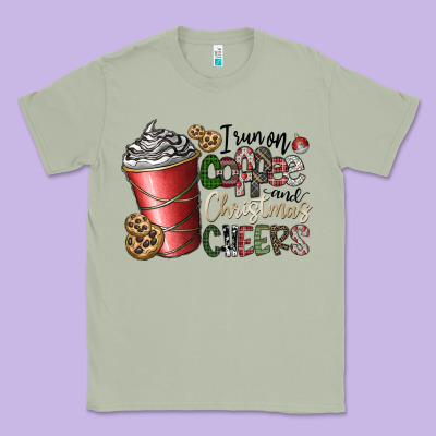 I Run On Coffee And Christmas Cheers Classic Tee Designed By Cowhidedigitalart