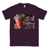 Plum I Run On Coffee And Christmas Cheers Classic Tee - CowhideDigitalArt