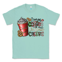 Seafoam I Run On Coffee And Christmas Cheers Classic Tee - CowhideDigitalArt