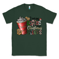 Sports Green I Run On Coffee And Christmas Cheers Classic Tee - CowhideDigitalArt