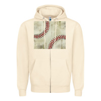 Sandshell dirty baseball pattern Zipper Hoodie - TumblerDesignByShophia