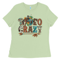 Matcha rodeo crazy bucking bronco cowboy Ladies Tee - Artiststas