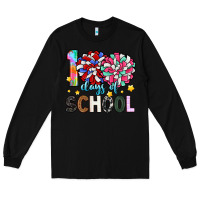 Black 100 days of school Long Sleeve Tee - Artiststas