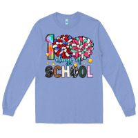 Colony Blue 100 days of school Long Sleeve Tee - Artiststas
