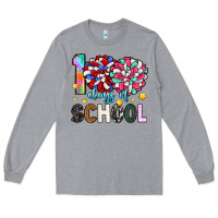 Heather Grey 100 days of school Long Sleeve Tee - Artiststas