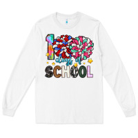 White 100 days of school Long Sleeve Tee - Artiststas