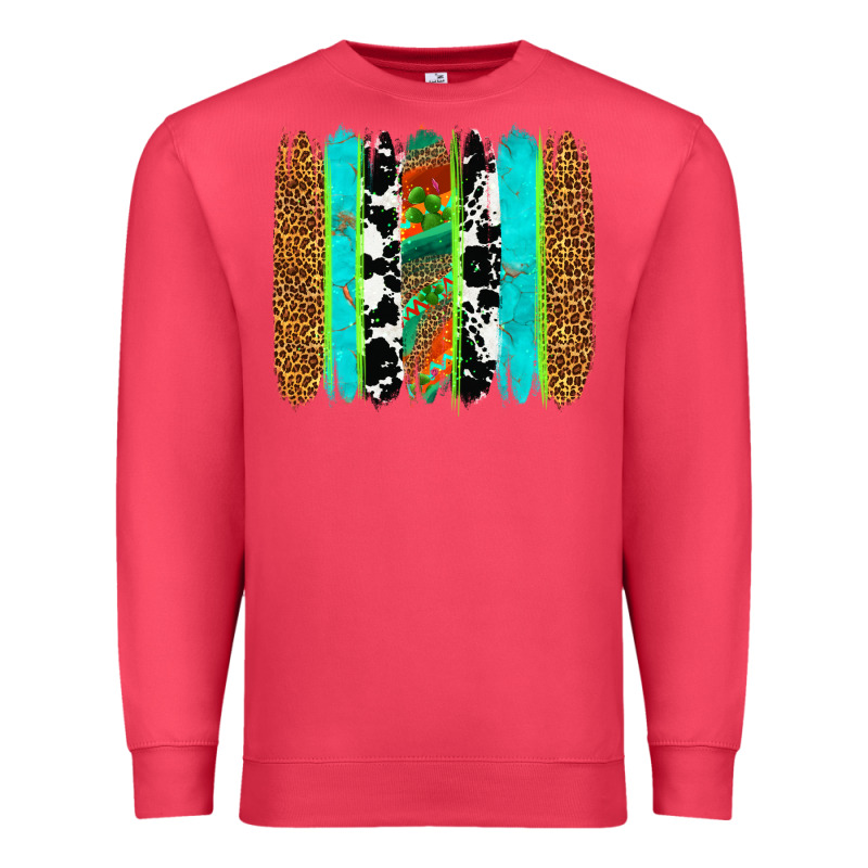 Western Brushstrokes Premium Sweatshirt by OliviaCreatesArt | Teevron