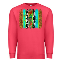 Cardinal western brushstrokes Premium Sweatshirt - OliviaCreatesArt