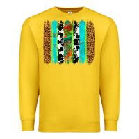 Lemon western brushstrokes Premium Sweatshirt - OliviaCreatesArt