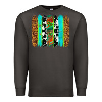 Smoke western brushstrokes Premium Sweatshirt - OliviaCreatesArt