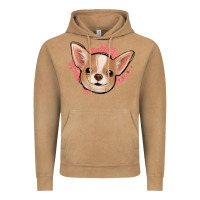 Chihuahua Pink Glitter Vintage Hoodie | Teevron